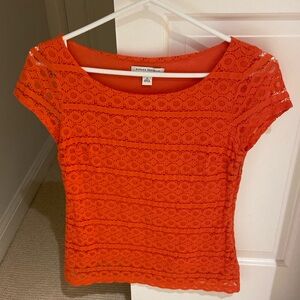 Banana Republic Orange lace top